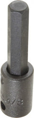 Proto - 3/8" Drive, 3/8" Impact Hex Bit Socket - 1-5/8" Bit Length, 2-23/32" OAL - Exact Tooling