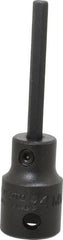 Proto - 3/8" Drive, 4mm Impact Hex Bit Socket - 2-23/32" OAL - Exact Tooling