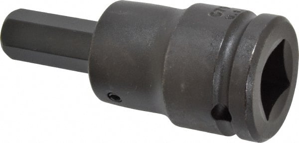 Proto - 3/4" Drive, 5/8" Impact Hex Bit Socket - 1-15/32" Bit Length, 3-27/32" OAL - Exact Tooling