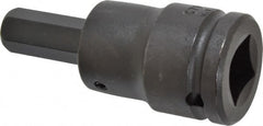 Proto - 3/4" Drive, 5/8" Impact Hex Bit Socket - 1-15/32" Bit Length, 3-27/32" OAL - Exact Tooling