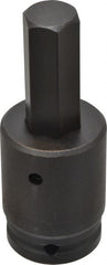 Proto - 3/4" Drive, 7/8" Impact Hex Bit Socket - 2-7/32" Bit Length, 4-3/4" OAL - Exact Tooling