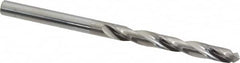 Atrax - #22 118° Solid Carbide Jobber Drill - Bright Finish, Right Hand Cut, Spiral Flute, Straight Shank, 2-1/2" OAL, Standard Point - Exact Tooling