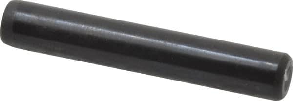 Holo-Krome - 1/4" Diam x 1-1/2" Pin Length 4000 Alloy Steel Oversized Dowel Pin - Black Luster Finish, C 47-58 & C 60 (Surface) Hardness, 1 Beveled & 1 Rounded End - Exact Tooling