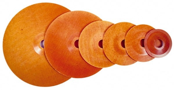 Made in USA - 9" Diam Locking Nut Disc Backing Pad - Soft Density, 15,000 RPM - Exact Tooling