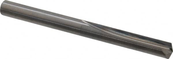Atrax - #8, 0.199", 140° Point, Solid Carbide Straight Flute Drill Bit - Exact Tooling
