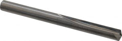 Atrax - #8, 0.199", 140° Point, Solid Carbide Straight Flute Drill Bit - Exact Tooling