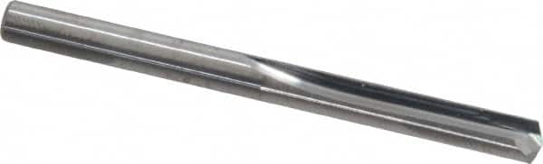 Atrax - #18, 0.1695", 140° Point, Solid Carbide Straight Flute Drill Bit - Exact Tooling