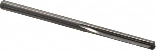 Atrax - #34, 0.111", 140° Point, Solid Carbide Straight Flute Drill Bit - Exact Tooling