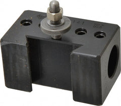 Aloris - Series CXA, #141 Boring Bar Tool Post Holder - 13 to 18" Lathe Swing, 2-1/4" OAH, 1-1/8" Centerline Height - Exact Tooling