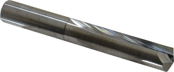 Atrax - 12mm, 140° Point, Solid Carbide Straight Flute Drill Bit - Exact Tooling
