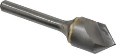 Atrax - 5/8" Head Diam, 1/4" Shank Diam, 1 Flute 82° Solid Carbide Countersink - Exact Tooling