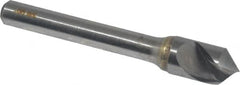 Atrax - 3/8" Head Diam, 1/4" Shank Diam, 1 Flute 90° Solid Carbide Countersink - Exact Tooling