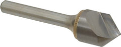 Atrax - 5/8" Head Diam, 1/4" Shank Diam, 1 Flute 90° Solid Carbide Countersink - Exact Tooling
