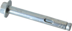 Red Head - 5/16" Diam, 5/16" Drill, 2-1/2" OAL, 2-3/4" Min Embedment Sleeve Concrete Anchor - Steel, Zinc-Plated Finish, Hex Nut Head, Hex Drive - Exact Tooling