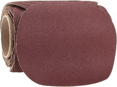 3M - 8" Diam, 80 Grit Ceramic Adhesive PSA Disc - Medium Grade, Red, F Weighted Backing, Flexible, Use with Random Orbital Sanders - Exact Tooling