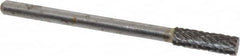 Atrax - 5/32" Cut Diam, 1/8" Shank Diam, Cylinder Head Double Cut Burr - Carbide, Flat End, 1/2" LOC, 1-1/2" OAL - Exact Tooling