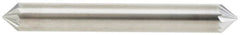 Atrax - 1/4" Cut Diam, 1/4" Shank Diam, Cone Head Single Cut Burr - Carbide, Point End, 1/8" LOC - Exact Tooling