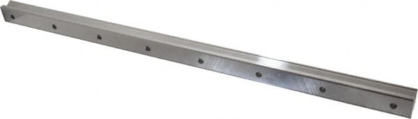 THK - 600mm OAL x 28mm Overall Width x 23mm Overall Height Horizontal Mount SSR Rail - 80mm Between Holes, 7 x 11 x 9mm Hole Size - Exact Tooling