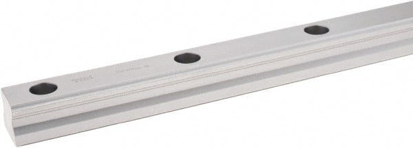 THK - 2,520mm OAL x 28mm Overall Width x 23mm Overall Height 4 Way SHS Rail - 80mm Between Holes, 9 x 14 x 12mm Hole Size - Exact Tooling