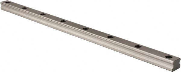 THK - 600mm OAL x 28mm Overall Width x 23mm Overall Height 4 Way SHS Rail - 80mm Between Holes, 9 x 14 x 12mm Hole Size - Exact Tooling