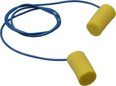 3M - Disposable, Corded, 33 dB, Barrel Earplugs - Yellow, 200 Pairs - Exact Tooling