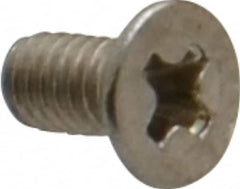 Value Collection - M2.5x0.45 Metric Coarse, 5mm OAL Phillips Drive Machine Screw - Flat Head, Grade 18-8 & A2 Stainless Steel, Uncoated, Without Washer - Exact Tooling