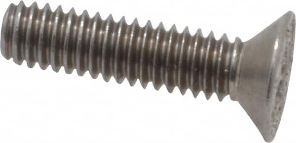 Value Collection - M2.5x0.45 Metric Coarse, 10mm OAL Phillips Drive Machine Screw - Flat Head, Grade 18-8 & A2 Stainless Steel, Uncoated, Without Washer - Exact Tooling
