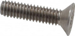 Value Collection - M2.5x0.45 Metric Coarse, 10mm OAL Phillips Drive Machine Screw - Flat Head, Grade 18-8 & A2 Stainless Steel, Uncoated, Without Washer - Exact Tooling