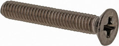 Value Collection - M3x0.50 Metric Coarse, 14mm OAL Phillips Drive Machine Screw - Flat Head, Grade 18-8 & A2 Stainless Steel, Uncoated, Without Washer - Exact Tooling