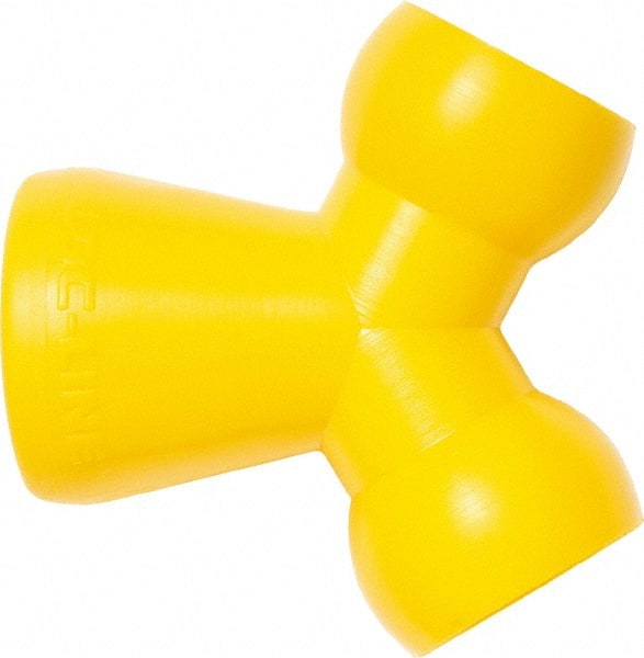 Loc-Line - 1/2" Hose Inside Diam, Coolant Hose Y-Fitting - For Use with Loc-Line Modular Hose System - Exact Tooling