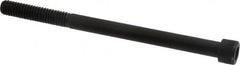 Made in USA - 5/16-18 UNC Hex Socket Drive, Socket Cap Screw - Alloy Steel, Black Oxide Finish, Partially Threaded, 4-1/2" Length Under Head - Exact Tooling