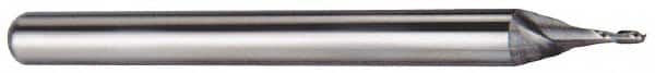 M.A. Ford - 5/16", 1/2" LOC, 5/16" Shank Diam, 2" OAL, 2 Flute, Solid Carbide Square End Mill - Single End, Uncoated, Spiral Flute, 30° Helix, Centercutting, Right Hand Cut, Right Hand Flute, Series 164 - Exact Tooling
