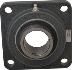 Browning - 1-15/16" ID, 5-5/8" OAL x 5-5/8" OAH 4-Bolt Flange - 5,216 Lb Static Cap, 7,889 Lb Dyn Cap, 4-3/8" Btw Mnt Hole Ctrs, Cast Iron - Exact Tooling