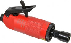 Sioux Tools - 1/4" Collet, Straight Handle, Straight Air Die Grinder - 18,000 RPM, Front Exhaust, 25.43 CFM, 0.7 hp, 6.21 bar, 1/4 NPT - Exact Tooling