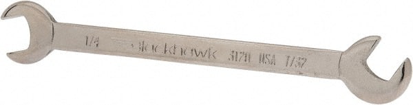 Blackhawk by Proto - 1/4" x 7/32" Standard Ignition Open End Wrench - Exact Tooling