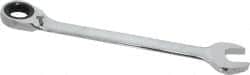 Blackhawk by Proto - 1" 12 Point Combination Wrench - 15° Head Angle, 12-11/16" OAL, Steel, Chrome Finish - Exact Tooling