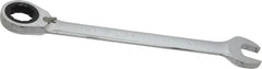 Blackhawk by Proto - 1-1/4" 12 Point Combination Wrench - 15° Head Angle, 16-11/16" OAL, Steel, Chrome Finish - Exact Tooling