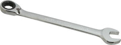 Blackhawk by Proto - 21mm 12 Point Combination Wrench - 15° Head Angle, 11-25/64" OAL, Steel, Chrome Finish - Exact Tooling