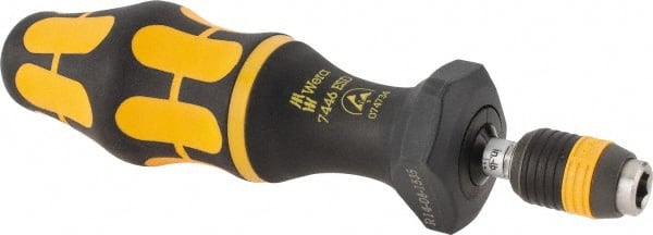 Wera - 1 Piece, 11 to 29 In/Lb, Adjustable Torque Limiting Screwdriver - 1/4" Drive - Exact Tooling