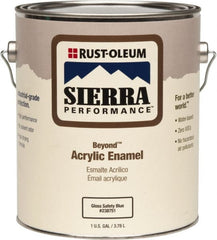Rust-Oleum - 1 Gal Safety Blue Gloss Finish Acrylic Enamel Paint - Interior/Exterior, <0 gL VOC Compliance - Exact Tooling