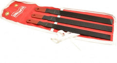 Simonds File - 3 Piece American Pattern File Set - 8", 10" Long, Bastard Coarseness, Paddle Handle, Set Includes Mill - Exact Tooling