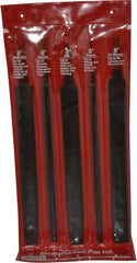 Simonds File - 5 Piece American Pattern File Set - 8" Long, Bastard Coarseness, Set Includes Flat, Half Round, Mill, Round, Square - Exact Tooling