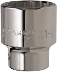 Paramount - 1-9/16", 3/4" Drive, Standard Hand Socket - 12 Points, 2-5/8" OAL - Exact Tooling
