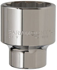 Paramount - 1-11/16", 3/4" Drive, Standard Hand Socket - 12 Points, 2-3/4" OAL - Exact Tooling