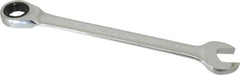 Paramount - 13/16" 12 Point Ratcheting Combination Wrench - 10-5/8" OAL, Chrome Vanadium Steel, Polished Finish - Exact Tooling