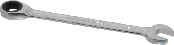 Paramount - 1/2" 12 Point Ratcheting Combination Wrench - 6-7/64" OAL, Chrome Vanadium Steel, Polished Finish - Exact Tooling