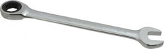 Paramount - 5/8" 12 Point Ratcheting Combination Wrench - 8-15/32" OAL, Chrome Vanadium Steel, Polished Finish - Exact Tooling
