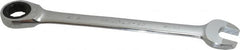 Paramount - 15/16" 12 Point Ratcheting Combination Wrench - 11-7/8" OAL, Chrome Vanadium Steel, Polished Finish - Exact Tooling
