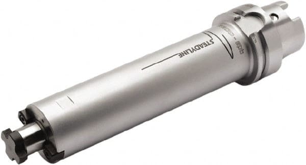 Seco - HSK100A Taper Shank 32mm Pilot Diam Shell Mill Holder - 12.99" Flange to Nose End Projection, 3.07" Nose Diam, Through-Spindle Coolant - Exact Tooling