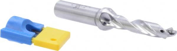 Iscar - 3/8" to 0.39" Diam, 5xD, 1.87" Max Depth, 1/2" Shank Diam, 4.26" OAL, Replaceable-Tip Drill - FCP, ICK, ICK-2M, ICM, ICP, iCP-2M Insert, 85441608 Toolholder, Series SumoCham - Exact Tooling